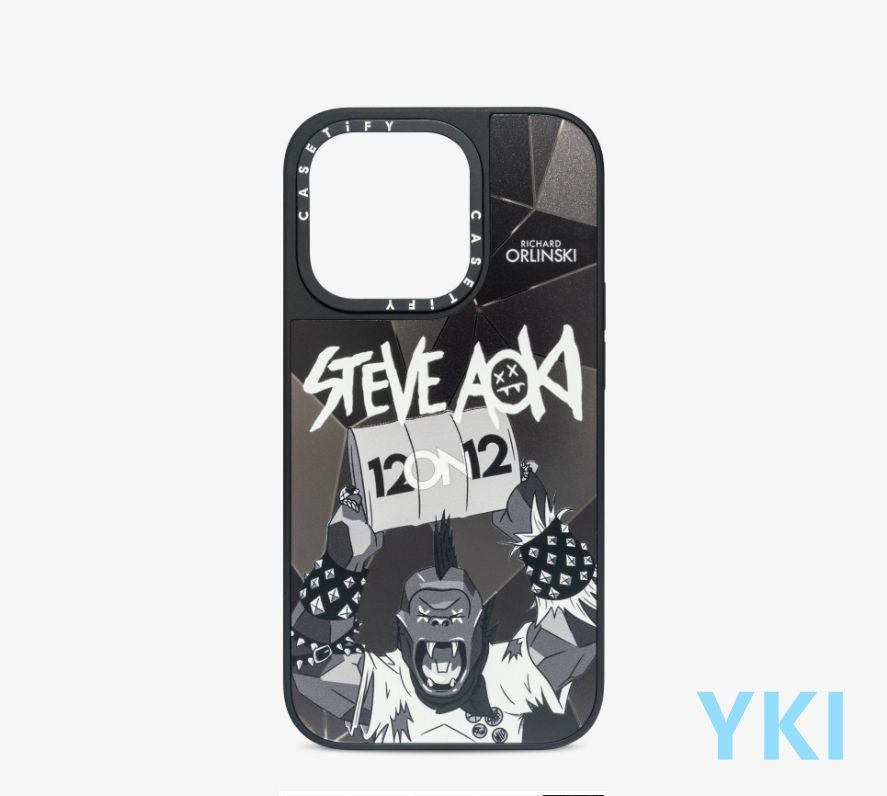 【新品未使用】CASETIFY Steve Aoki  12ON12  iphoneケース