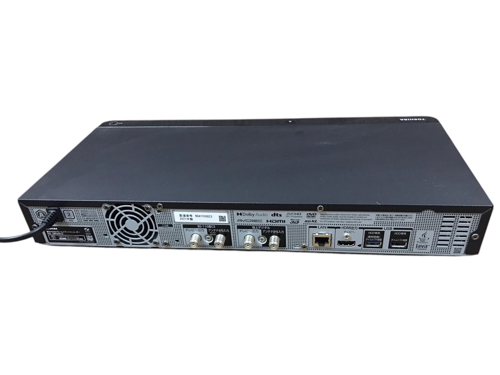 東芝 DBR-M3010 ブルーレイレコーダー 2022年製 東芝 DBR-M3010