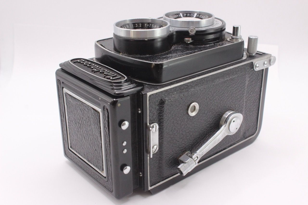 アンティークYashicaflex 二眼レフ中判フィルムカメラ訳有外観美