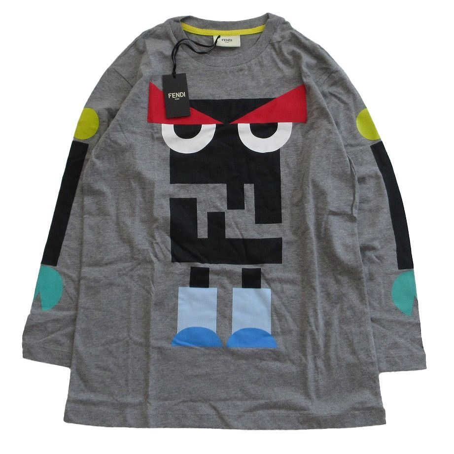 未使用品 FENDI フェンディ モンスター プリント Tシャツ 長袖