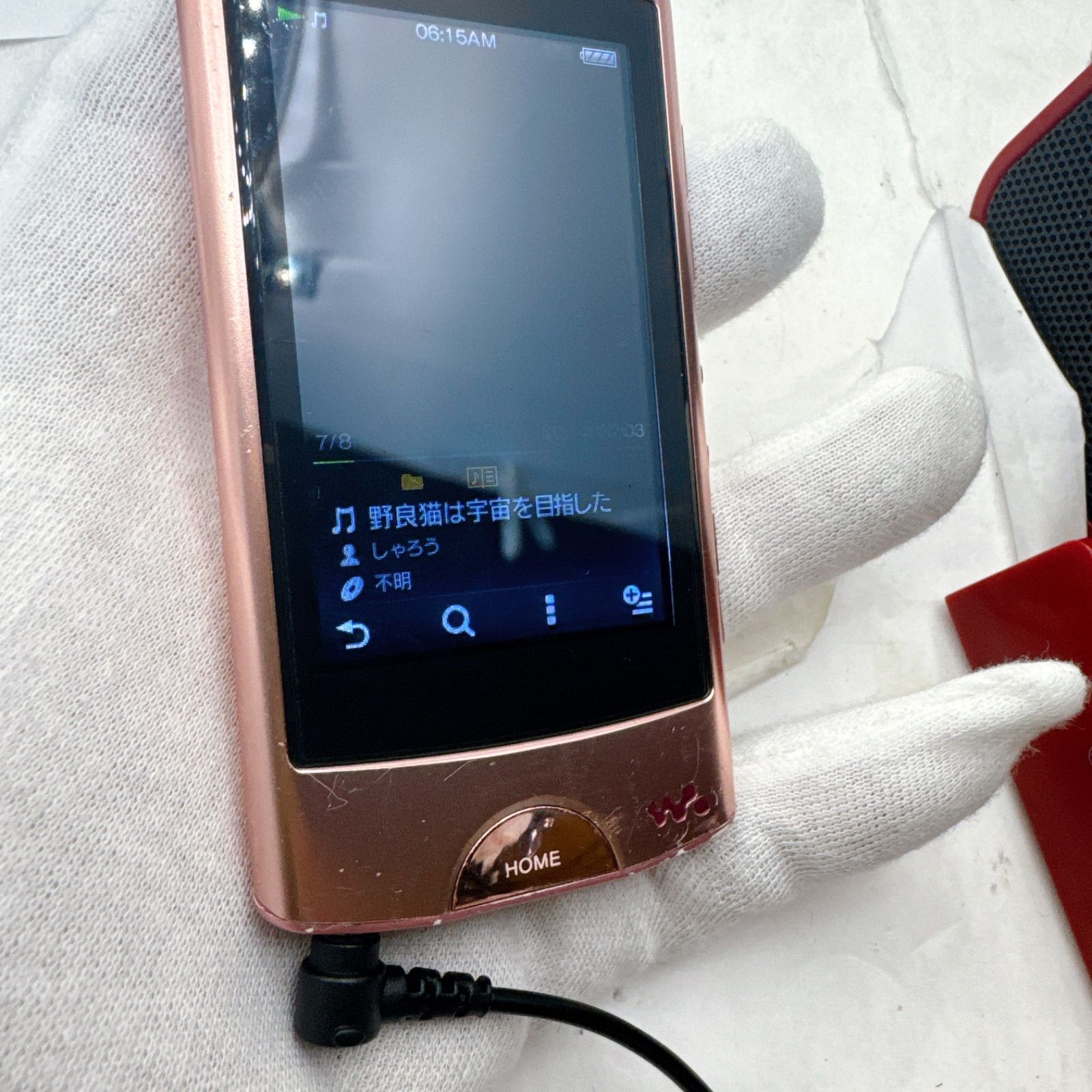 SONY ウォークマン NW-A866 32GB ピンク｜液晶右上にムラあり・ボタン