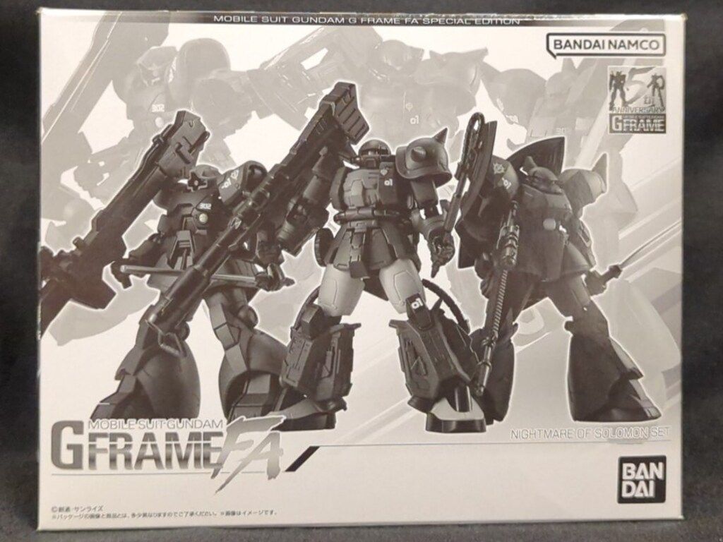 バンダイナムコ GフレームFA 機動戦士ガンダム0083 STARDUSTMEMORY ソロモンの悪夢セット