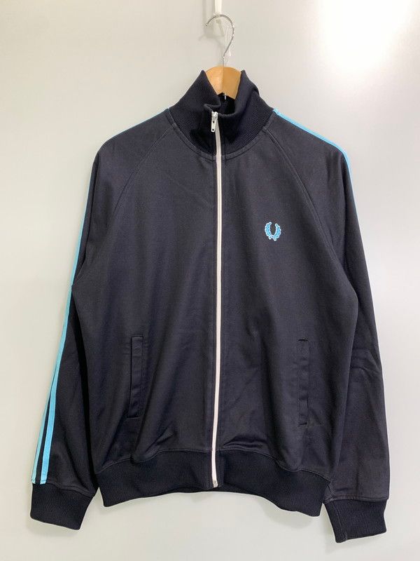 FRED PERRY フレッド ペリー J5327-421-2090-247 TRACK JACKET トラックジャケット サイズ M ブラック メンズ 141-250427-ks-11-min