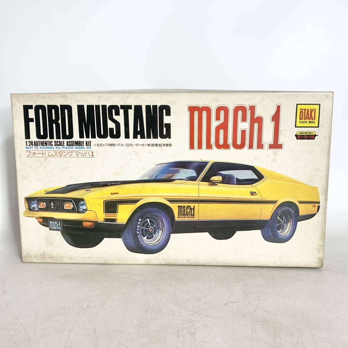 未組立 オオタキ 1/24 フォード ムスタング マッハⅠ FORD MUSTANG mach1 モーター付 プラモデル OTAKI OT3-46 -  メルカリ