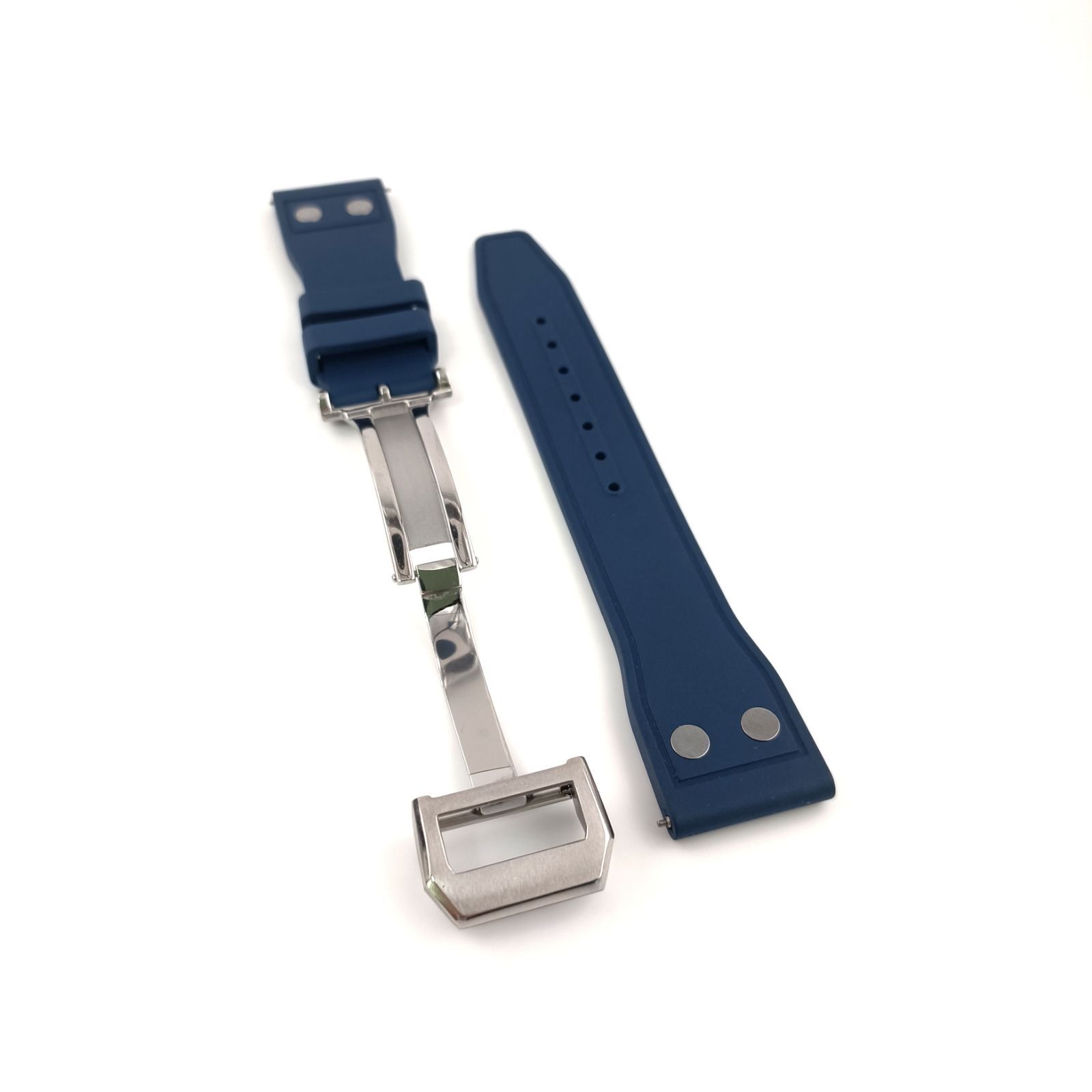 【超美品】IWC 現行ポルトギーゼ 純正ラバーベルト（ネイビー） 超美品】IWC 現行ポルトギーゼ 純正ラバーベルト（ネイビー