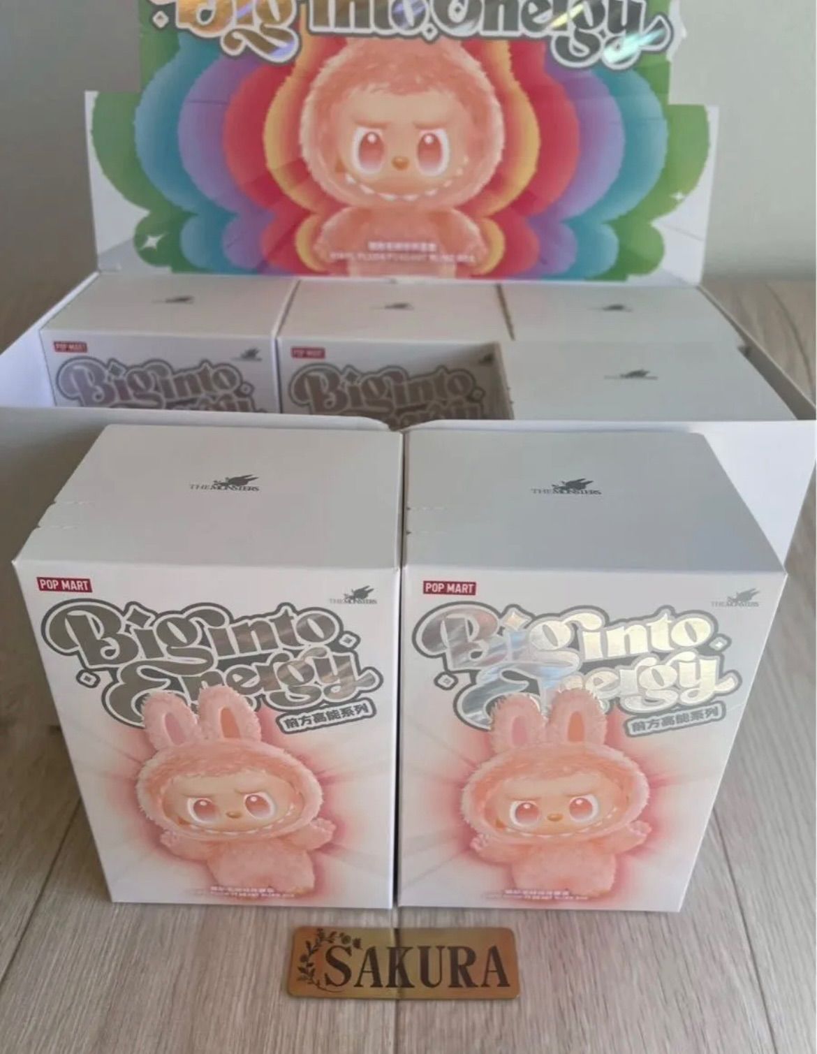 正規品 未開封 ラブブ Labubu Big into Energy 2ピース ポップマート ラブブ ぬいぐるみ らぶぶ