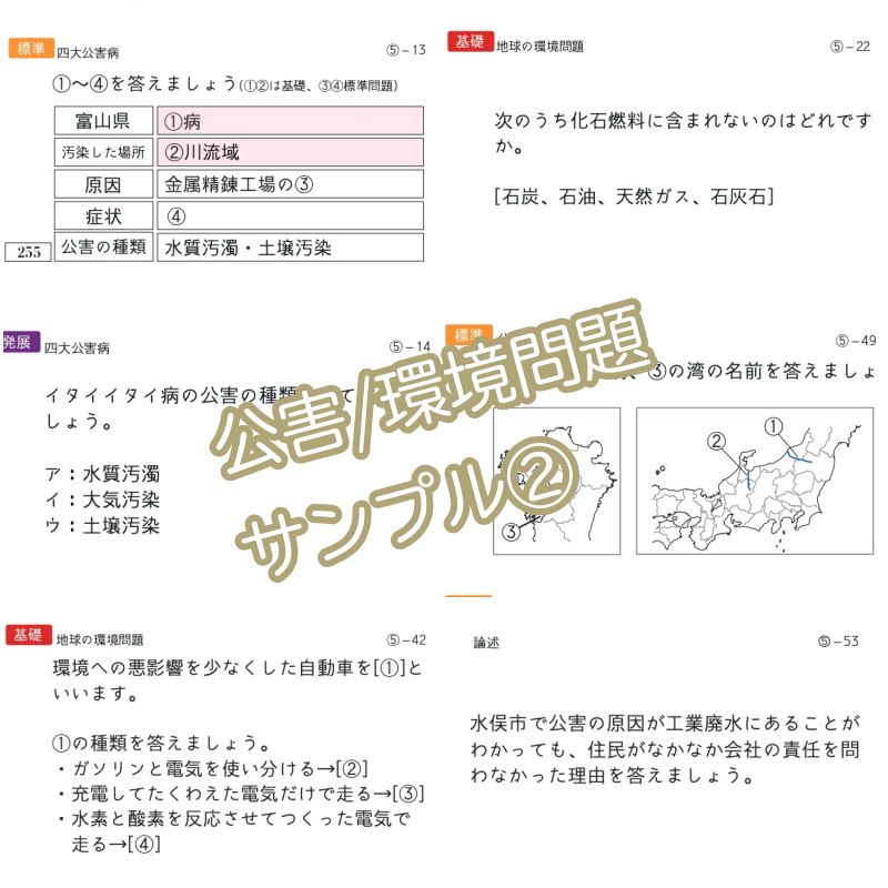 中学受験 暗記カード　極める地理(分野別)　サピックス　コアプラス　予習シリーズ 中学受験 暗記カード 極める地理(分野別) サピックス コアプラス 予習