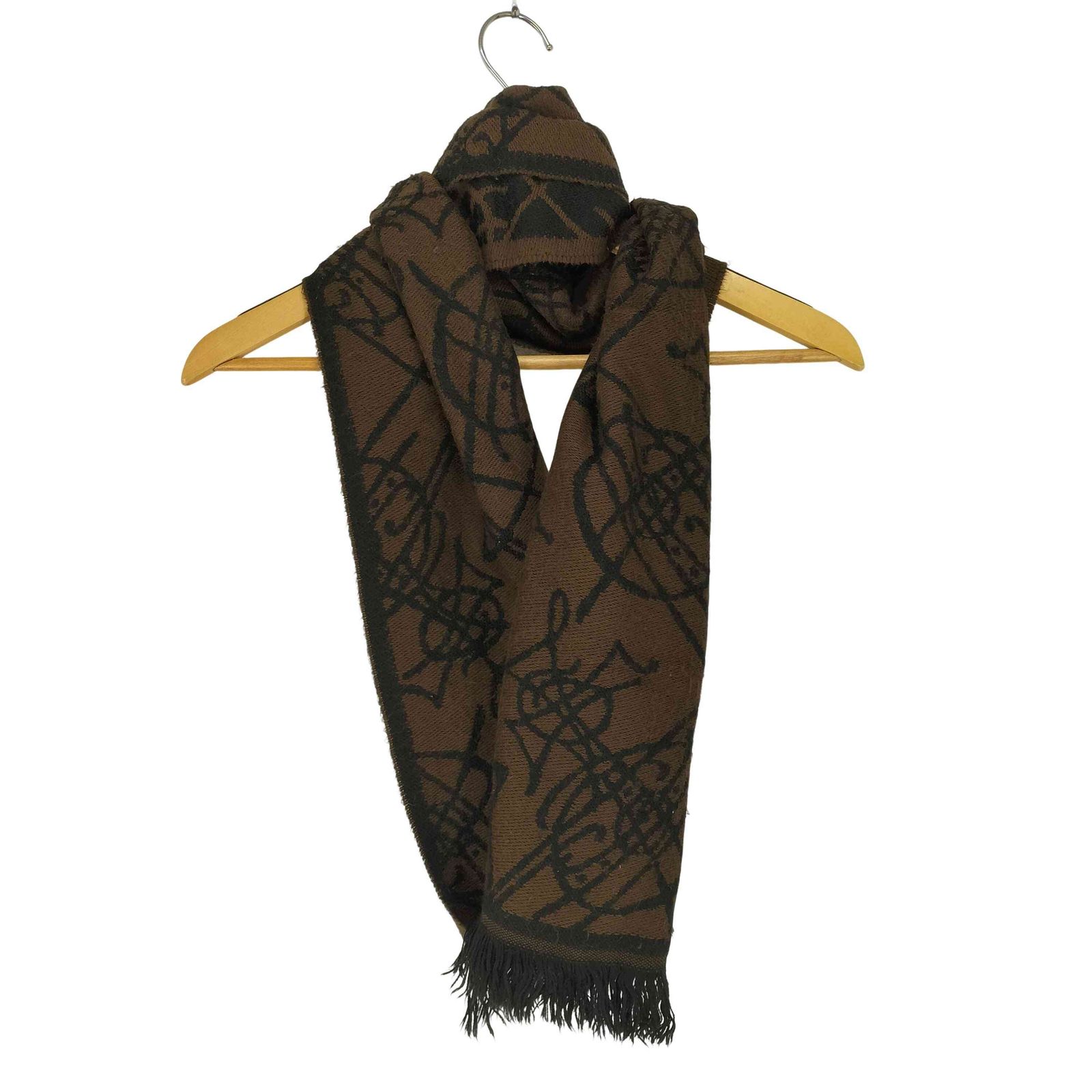ヴィヴィアンウエストウッド Vivienne Westwood オーブ総柄マフラー メンズ 表記無