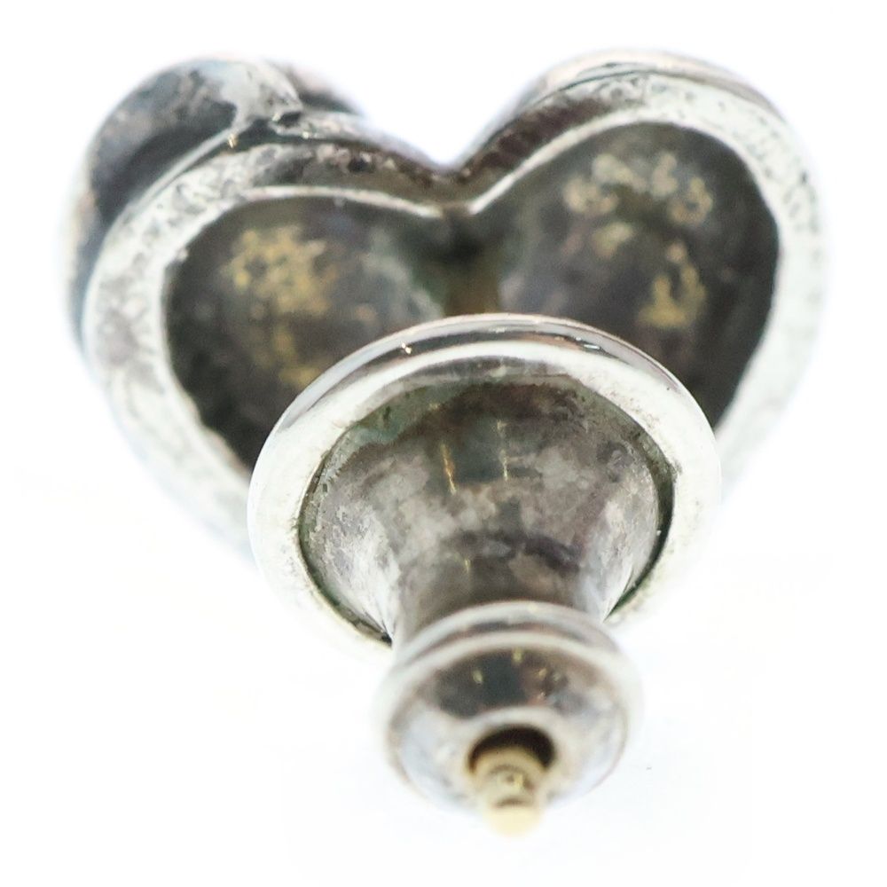 CHROME HEARTS クロムハーツ STUD HEART ハート スタッドピアス シルバー BCA 112