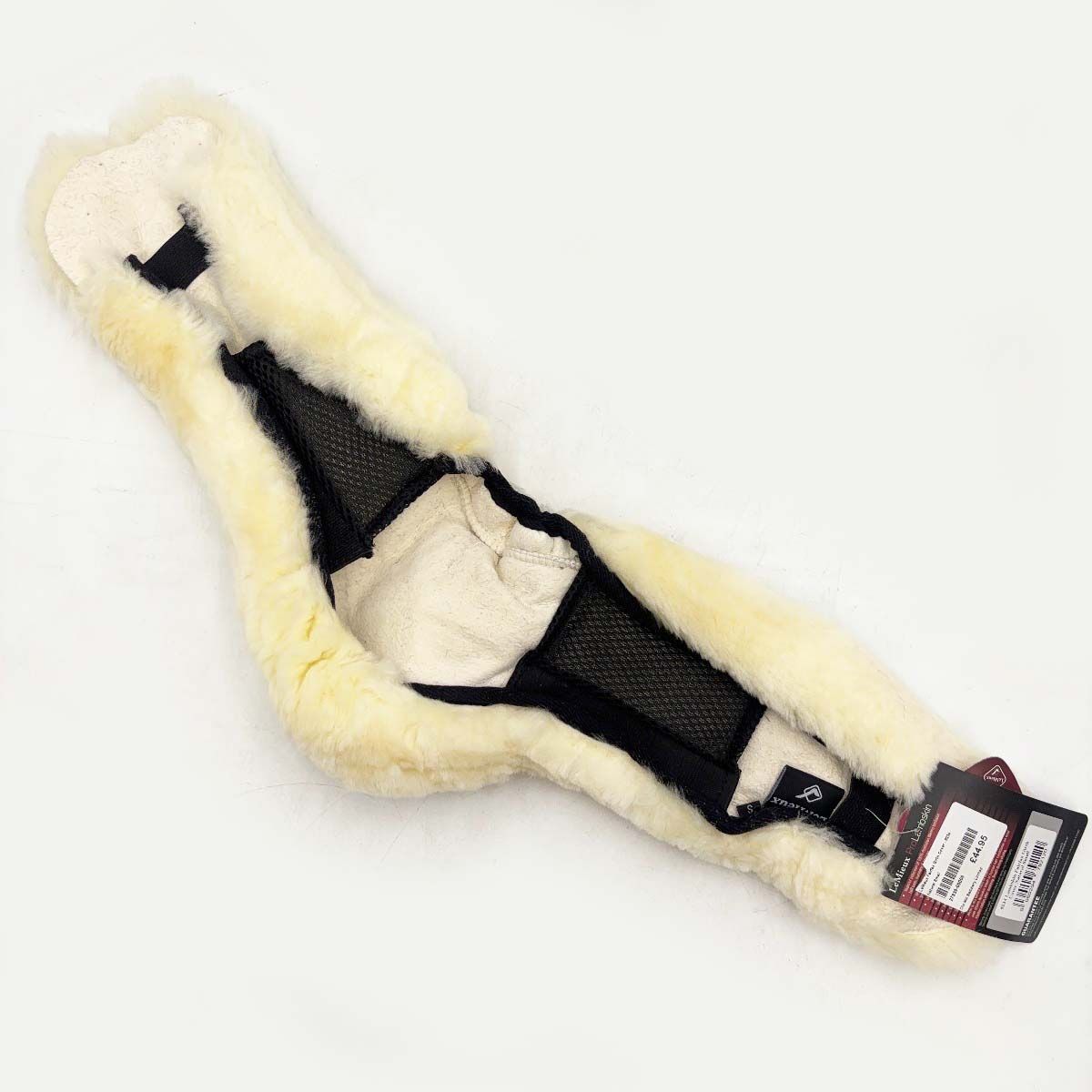 LeMieux ルミュー カーブド フェアファックス ラムスキン ガースカバー 腹帯カバー S ナチュラル 乗馬 馬術