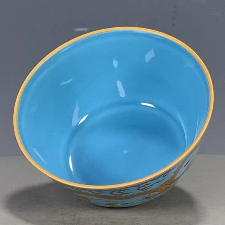大清乾隆鯖山水花卉図紋碗  景徳鎮 陶磁器 装飾品 現代工芸品 美術品 置物 大清乾隆鯖山水花卉図紋碗 景徳鎮 陶磁器 装飾品 現代