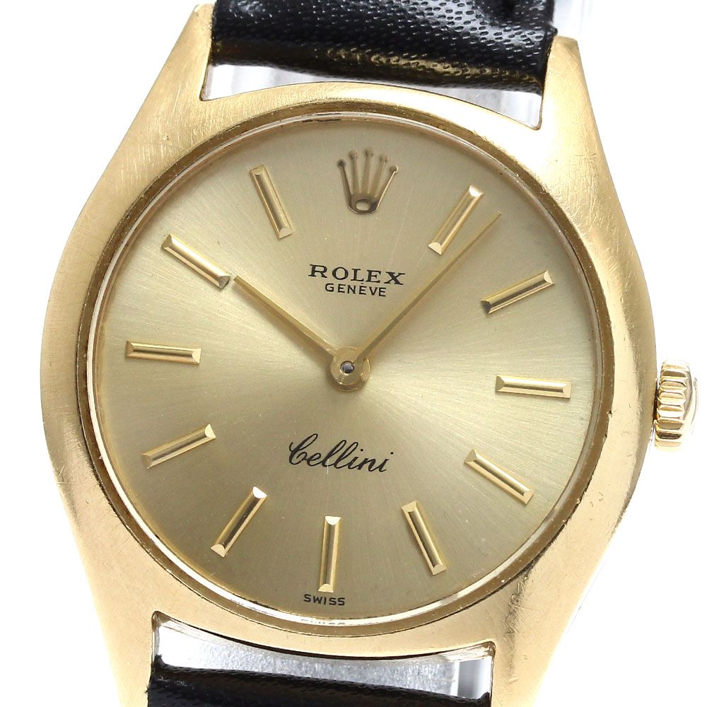 ロレックス ROLEX 3800 チェリーニ K18YG Cal.1600 手巻き レディース_901294
