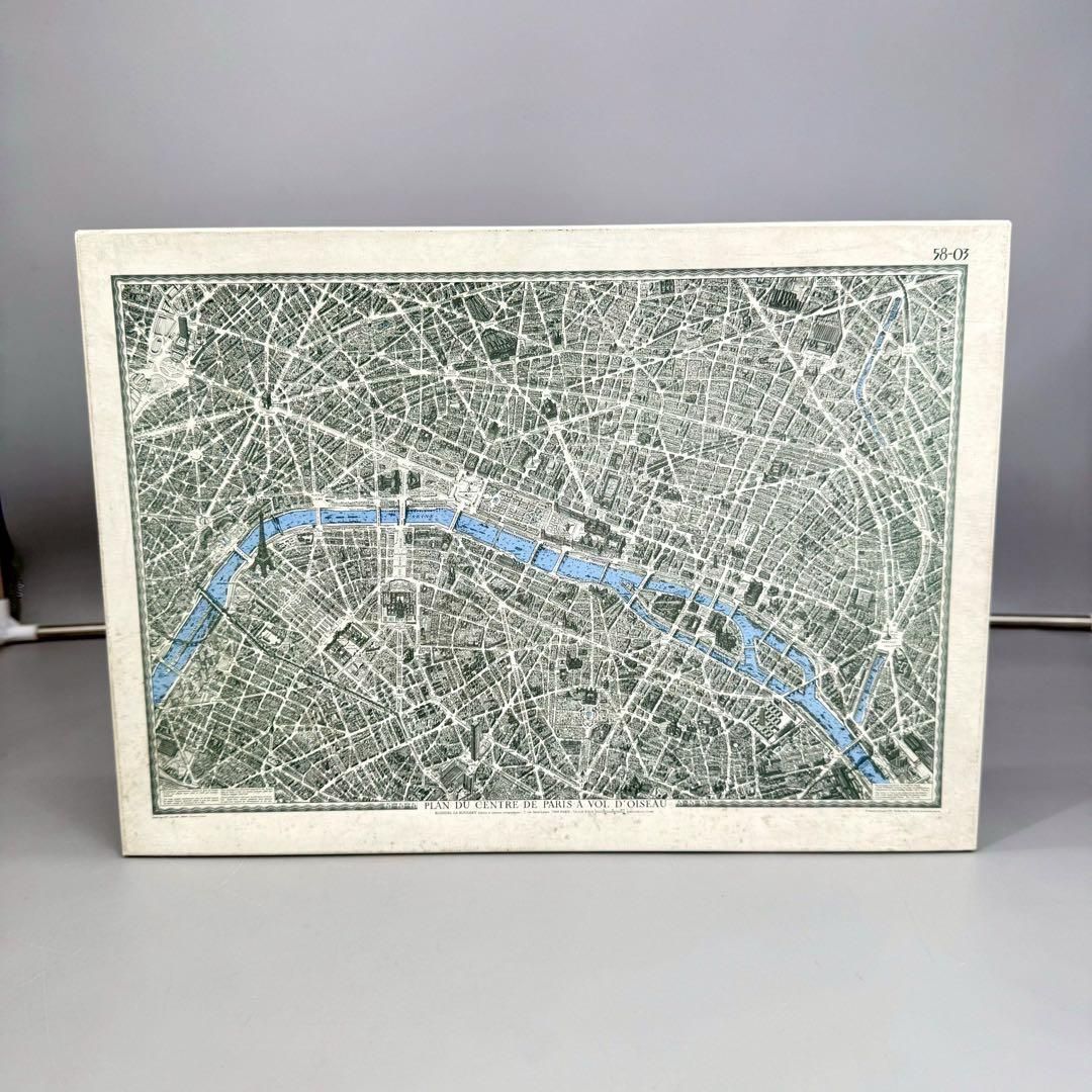 廃盤 希少 未開封パズル　パリ鳥瞰図　1500ピース　パリ フランス　古地図 廃盤 希少 未開封パズル パリ鳥瞰図 1500ピース パリ フランス 古地図