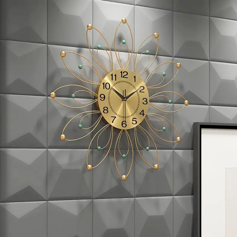 スピンドルクロック モダン サイレント 壁掛け時計 レトロ