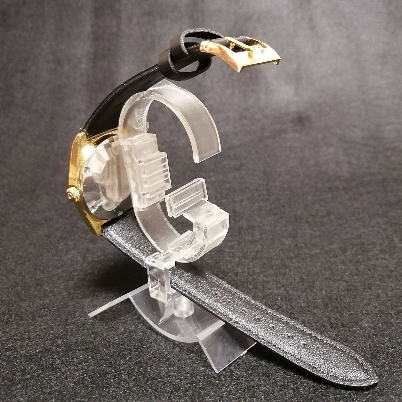 OH済 1970年製 オメガ ジュネーブ レディース 自動巻き ネイビー 極上