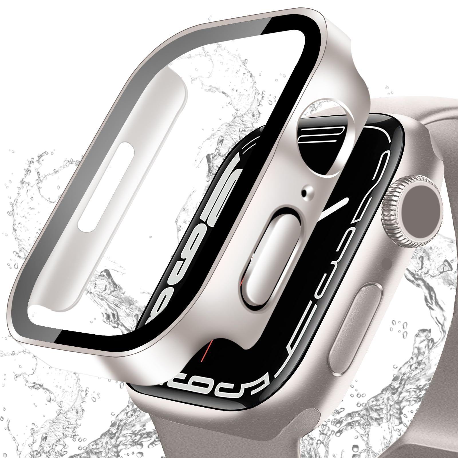 新着商品】対応 対応 ケース Apple Apple Apple ケース 保護 Watch Watch Watch AppleWatch 9/8/7  3D直角エッジデザインカ カバー カバー 40mm アップルウォッチ9/8/7 41mm 44mm 45mm - 雑貨屋 