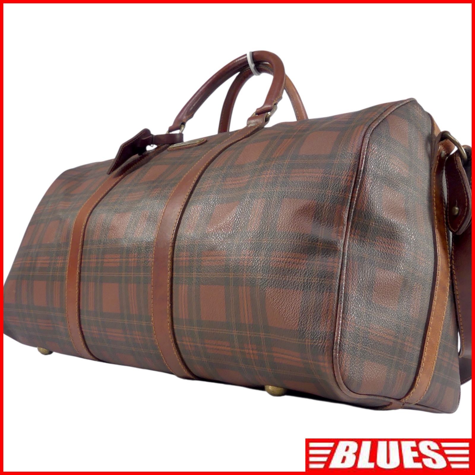 ポロラルフローレン 598 ボストンバッグ 2way PVC レザー