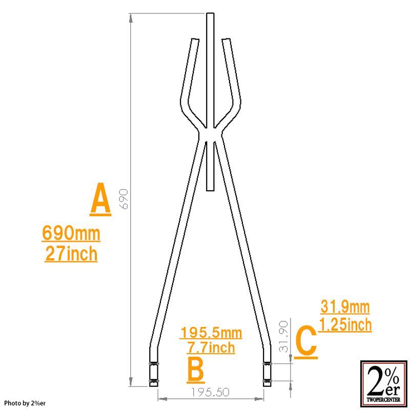 シッシーバー(シーシーバー) FORK 【公式通販】 ビラ様ワンオフシッシーバー