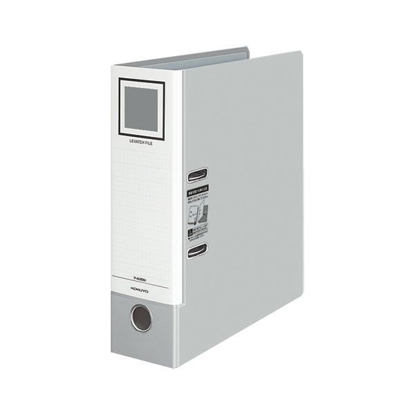 まとめ コクヨレバッチファイル A4タテ 2穴 680枚収容 68mmとじ 背幅93mm シルバー フ-AL200C 1冊 ×5セット