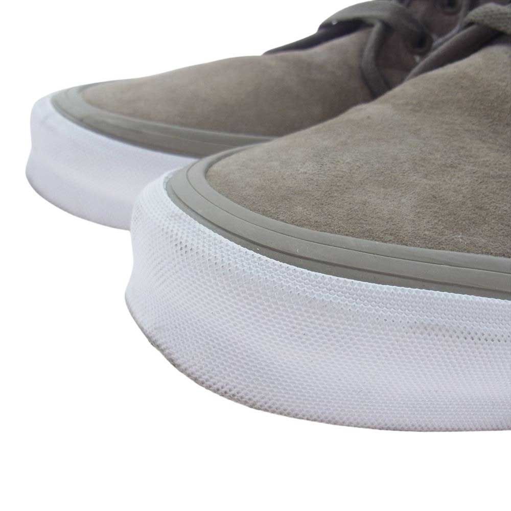 WTAPS ダブルタップス スニーカー 721278 × VANS バンズ スエード チャッカ クロスボーン 骨柄 スニーカー カーキ系 28.5cm【中古】