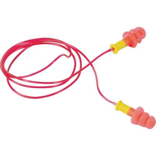 2営業日で発送 TRUSCO トラスコ中山 TRUSCO まとめ買い 耳栓 コード付 3段フランジタイプ 25dB 100組 TEF25HBOX 8539