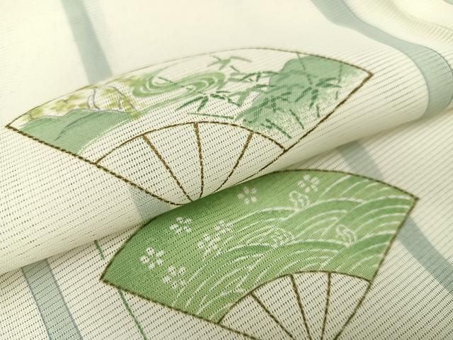 平和屋着物□夏物 色無地 絽 花浅葱色 洗える着物 CAAF4892hy 平和屋