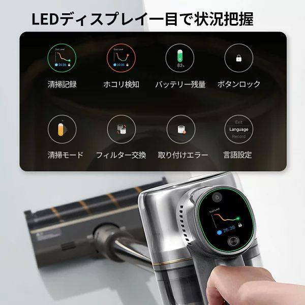 Dreame T30 Neo 掃除機 コードレス ハンディ掃除機 スティック掃除機 充電式 超強力吸引 スティッククリーナー コードレス ハンディ  超強力吸引 超軽量 長時間稼働 静音 サイクロン パワーヘッド ledライト付き 充電式 壁掛け - メルカリ