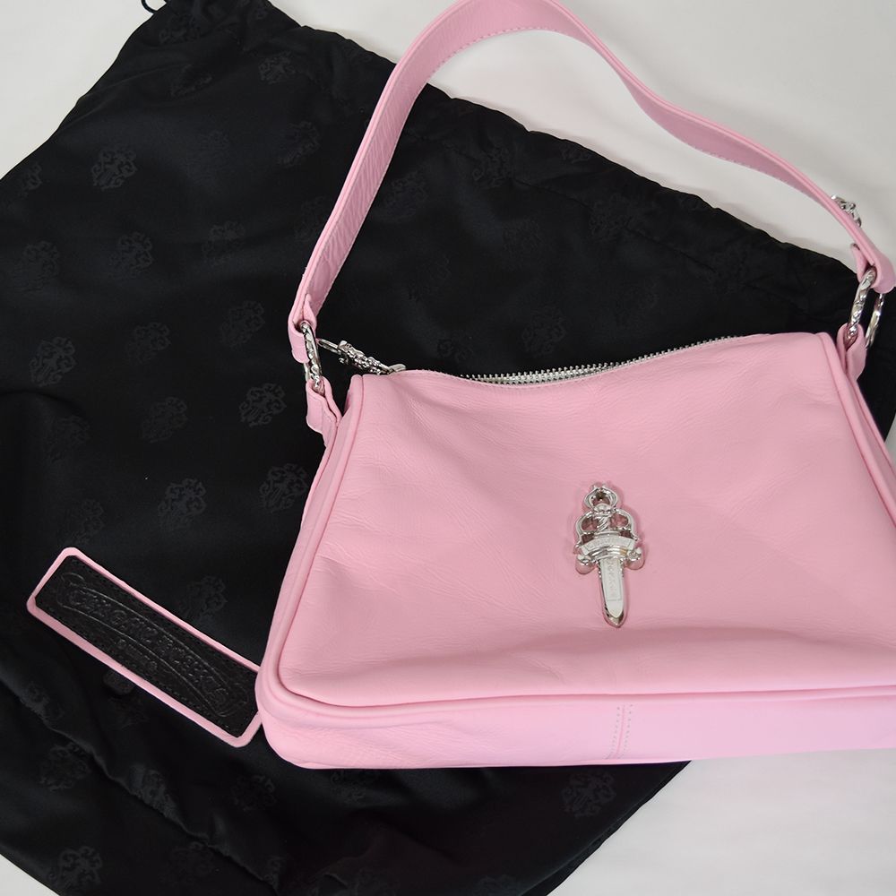 未使用品】CHROME HEARTS DAGGER BAG PINK ダガー ハンドバッグ ピンク