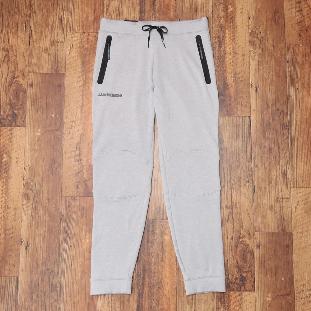 秋冬 J.LINDEBERG 50 XL サイズ スウェットパンツ 071-79911 裏起毛 ストレッチ カジュアル シンプル メンズ 紳士 ジェイリンドバーグ グレー mc190
