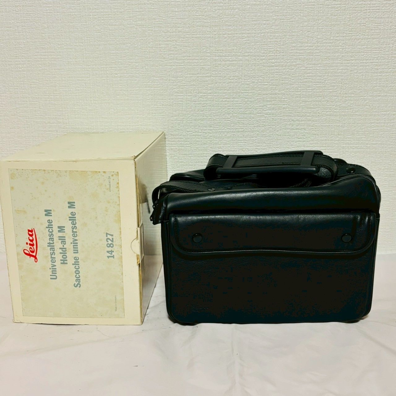 元 上品 Leica 14827 Universaltasche M カメラ バッグ 元 縦20cm 横30cm 幅17cm 3396