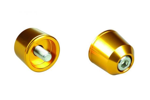 POSH ポッシュ 031088-22-10 ソリッドバーエンド カワサキ純正ハンドル