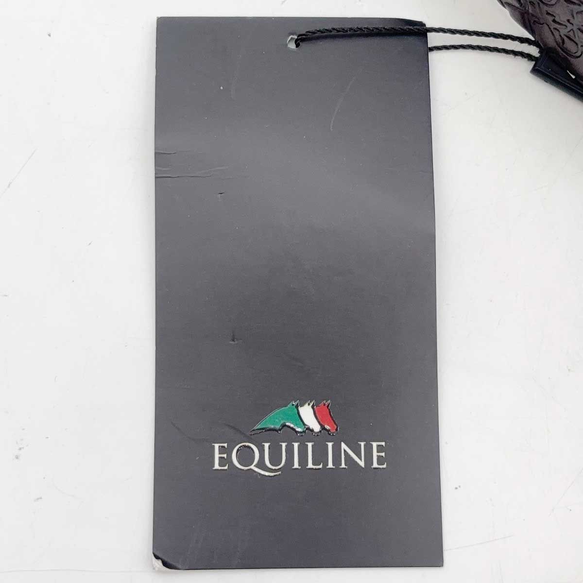 未使用】EQUILINE エクイライン レザー ベルト 90 ブラウン ユニ