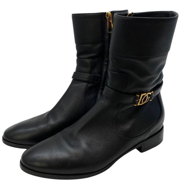 極美品 DOLCE&GABBANA ドルチェ&ガッバーナ レザー ブーツ 36 Dolce & Gabbana(ドルチェ&ガッバーナ) ブーツ(メンズ) - 海外
