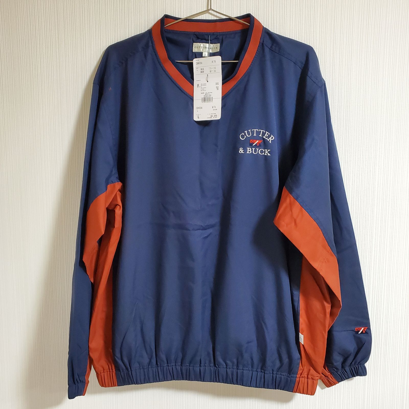 DESCENTE　Cutter＆buck ジャケット ネイビー　L 　ゴルフ DESCENTE Cutter＆buck ジャケット ネイビー L ゴルフ CUTTER&BUCK