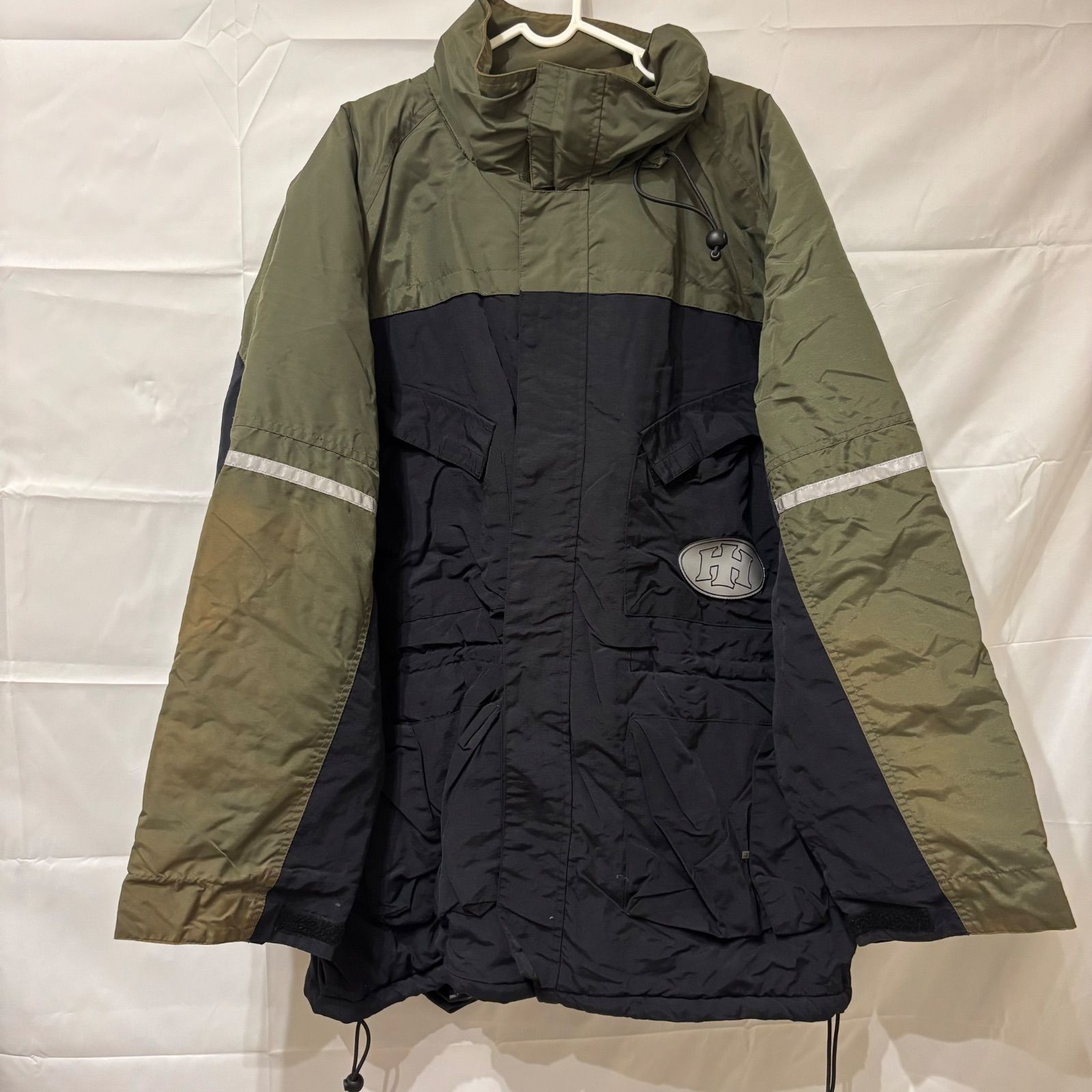 z921 Brooklyn headhunters ブルックリンヘッドハンターズ ブルゾン カーキ ブラック メンズ Lサイズ