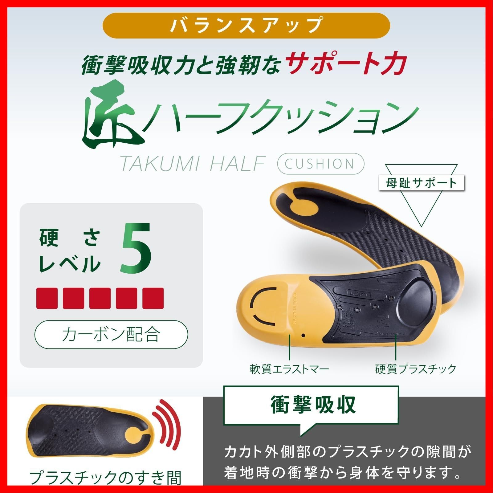 アーチサポート すべての靴