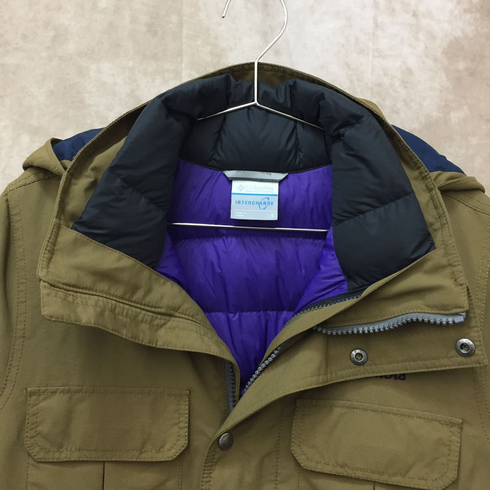 Columbia コロンビア マウンテンパーカー インナーダウン付き Sサイズ 