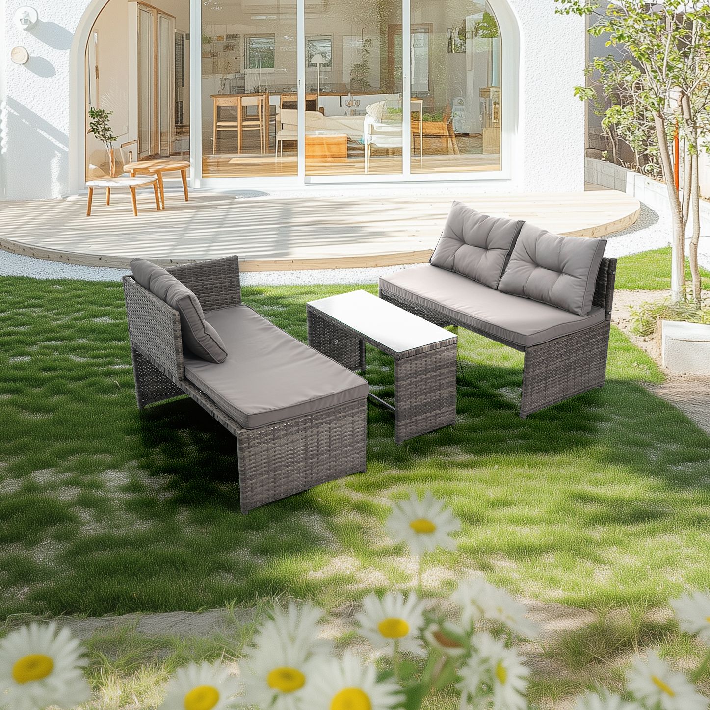 ☆高品質☆ ガーデンファニチャー テーブルセット ガーデン