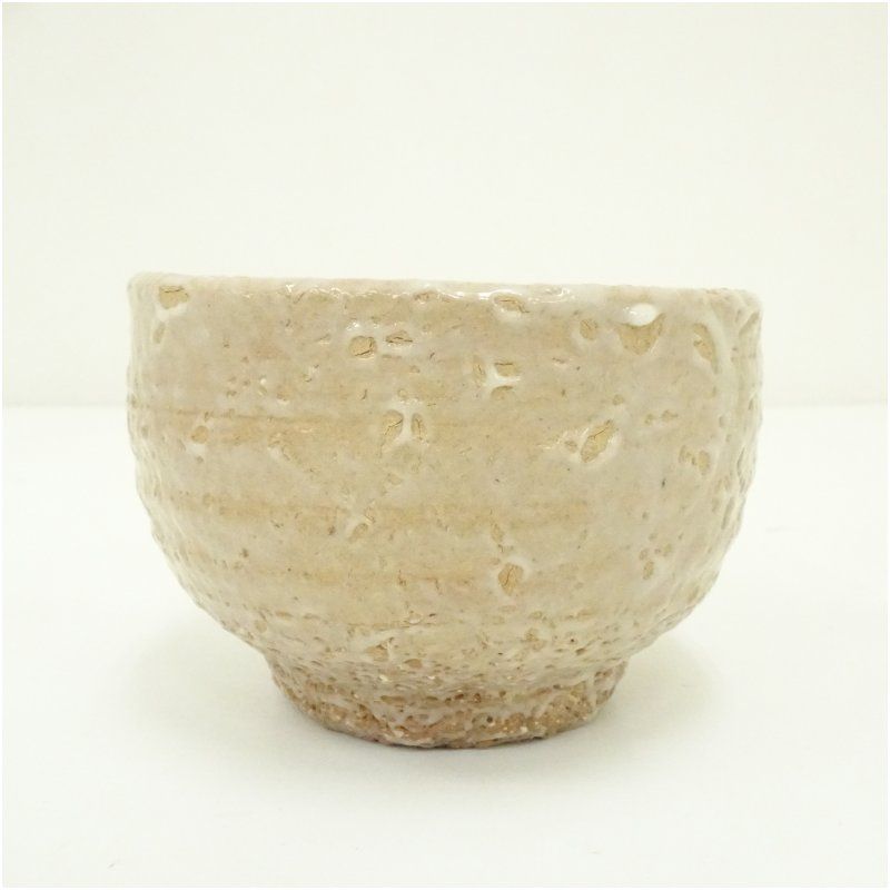 志野　茶碗　在銘　カイラギ　骨董品 志野茶碗在銘カイラギ骨董品