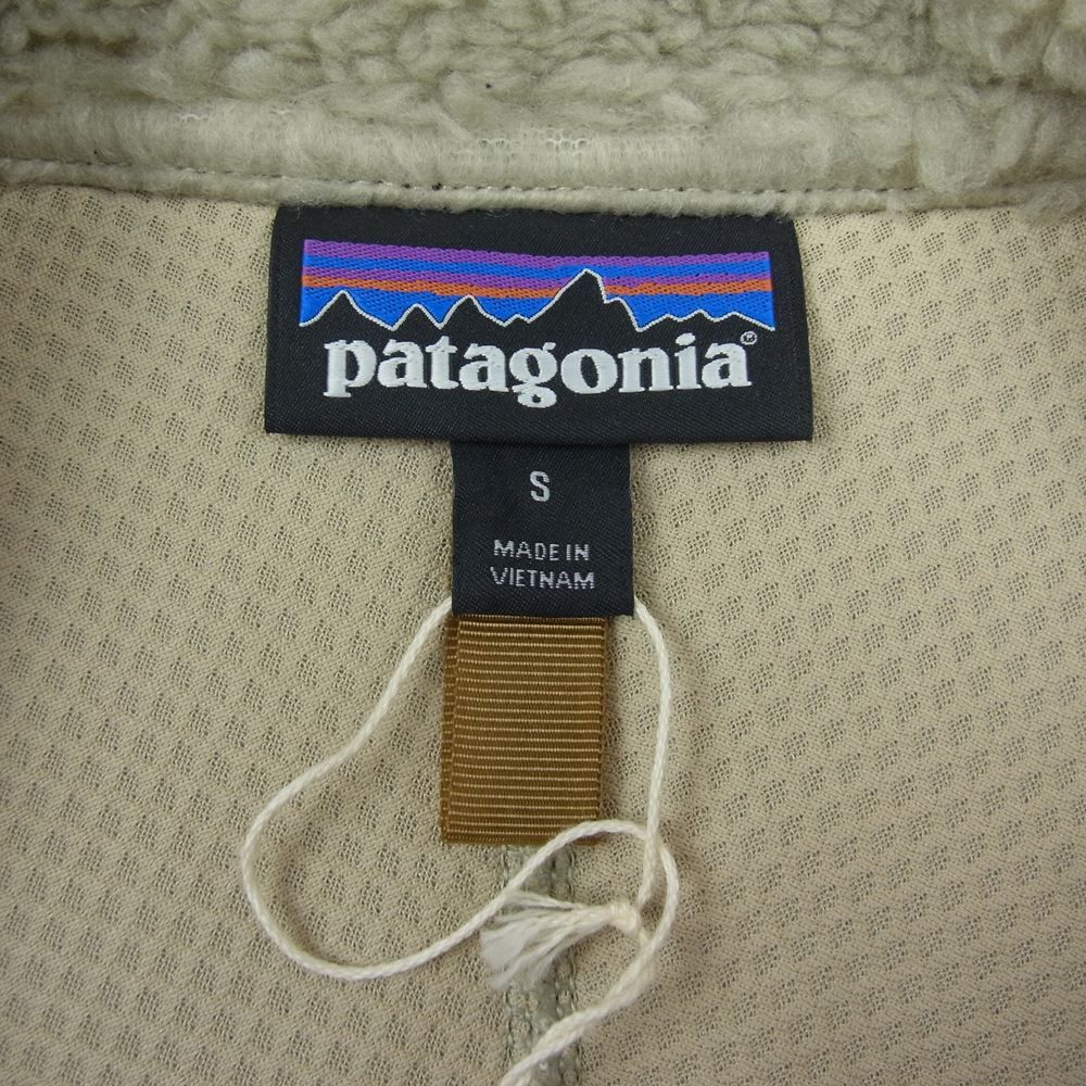 patagonia パタゴニア 21AW 23056 Classic Retro X Jacket クラシック レトロ ボア フリース ジャケット  ベージュ系 S【中古】 - メルカリ