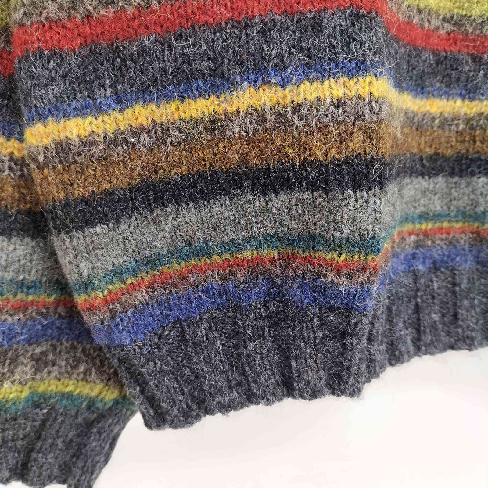 ジェイクルー J.CREW 90s 巨人タグ 香港製 ウール マルチボーダー