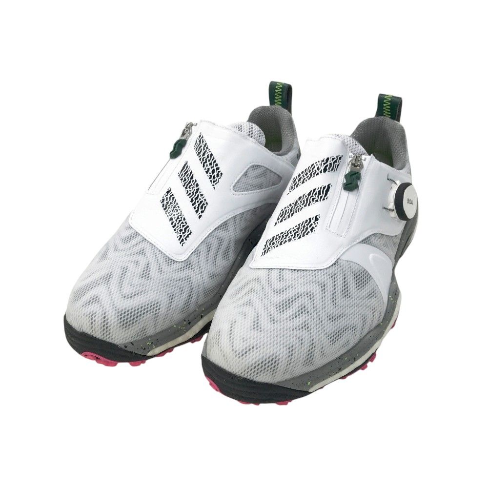 ADIDAS GOLF アディダスゴルフ 2024年モデル IG8705 CODECHAOS BOA 25 スパイクレス ゴルフシューズ 総柄 ホワイト系 25.5 [240101343651] ゴルフウェア メンズ ストスト