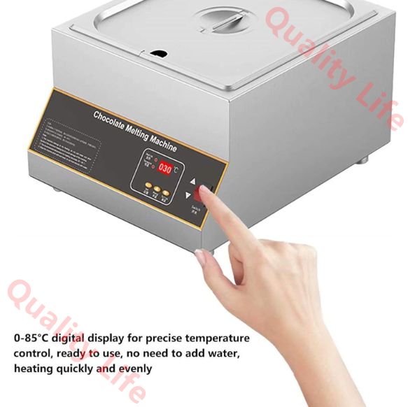 ケータリングレストラン食堂ホームパーティー用の蓋付きプロフェッショナル加熱チョコレートメルター