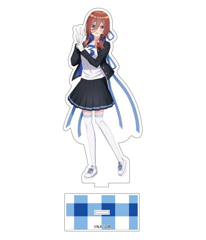 【新品・公式】映画 五等分の花嫁 ビッグアクリルスタンド 中野三玖 応援団ver 公式グッズ colleize コレイズ