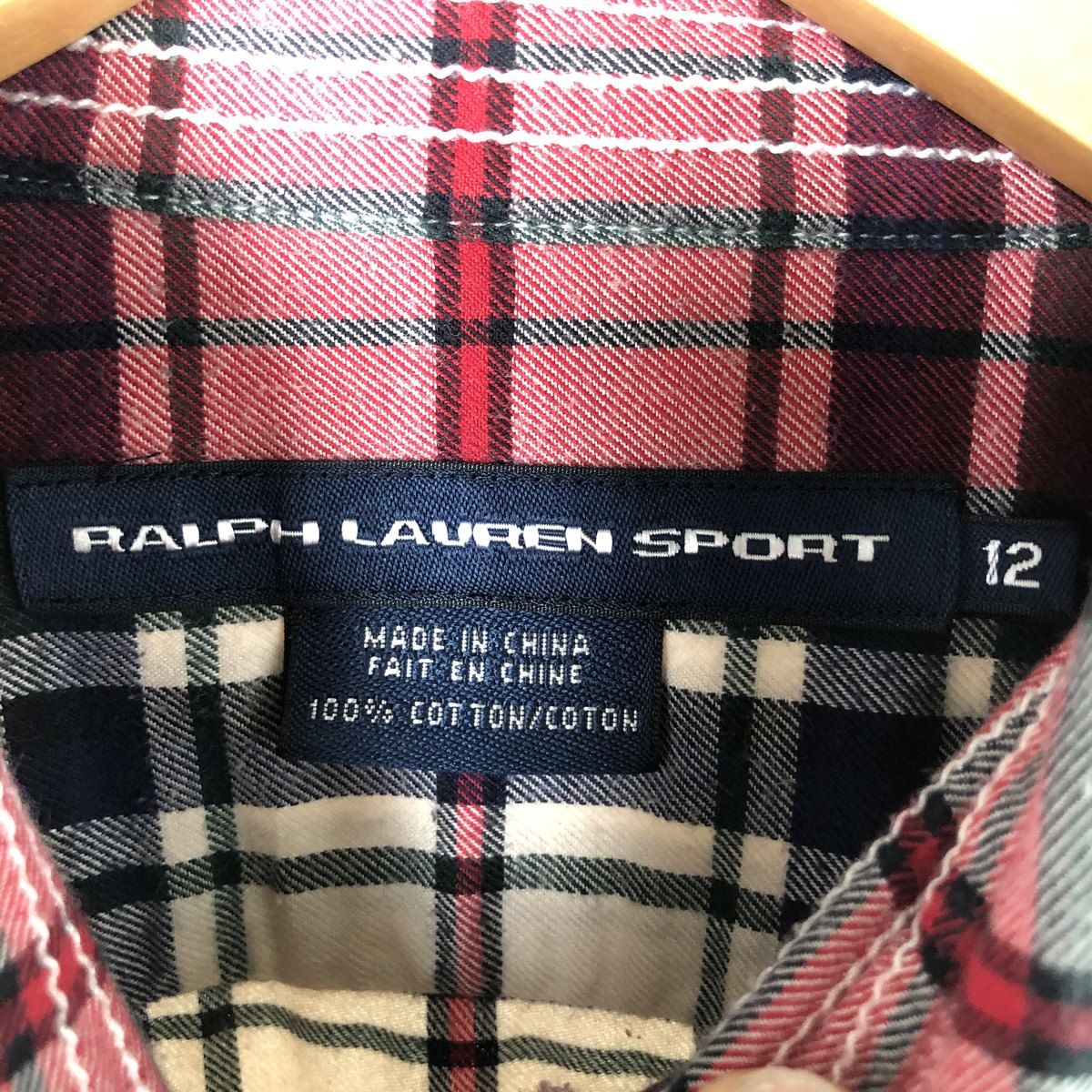 古着 ラルフローレン Ralph Lauren RALPH LAUREN SPORT 長袖 コットンチェックシャツ レディースM相当 /eaa552317 古着 ラルフローレン Ralph Lauren RALPH LAUREN SPORT 長袖 コットン