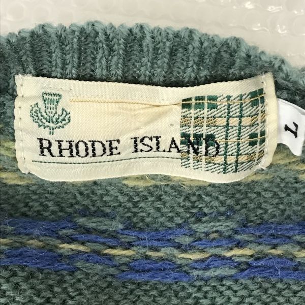 ナイガイ製☆RHODE ISLAND/ロードアイランド☆長袖ニット