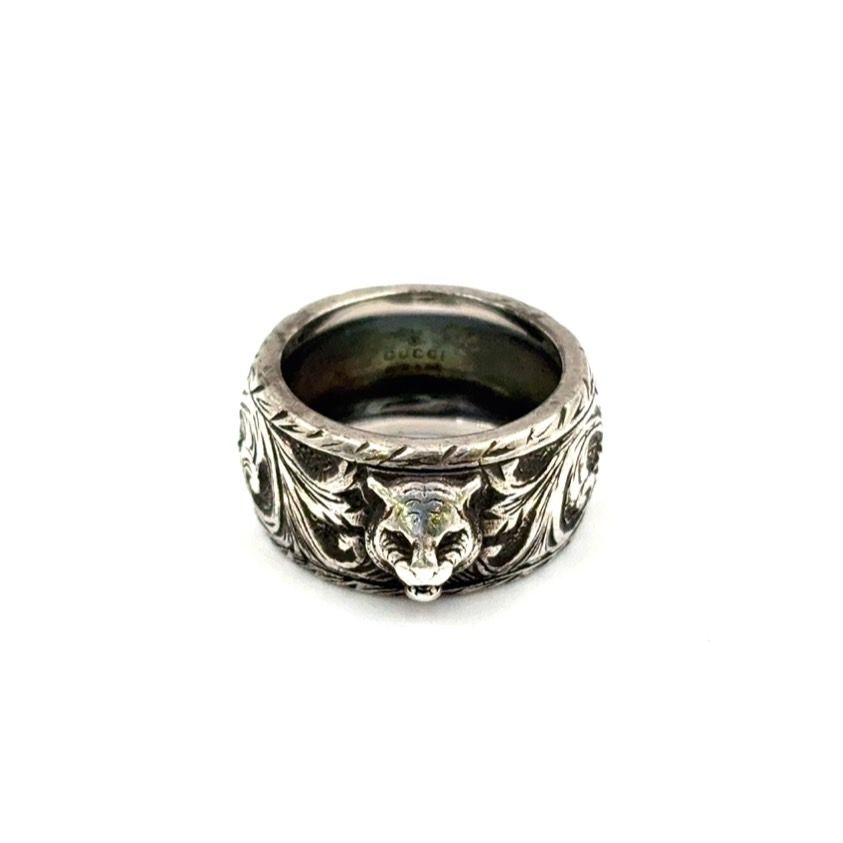 GUCCI キャットヘッド リング SV925 シルバー 指輪 - メルカリ