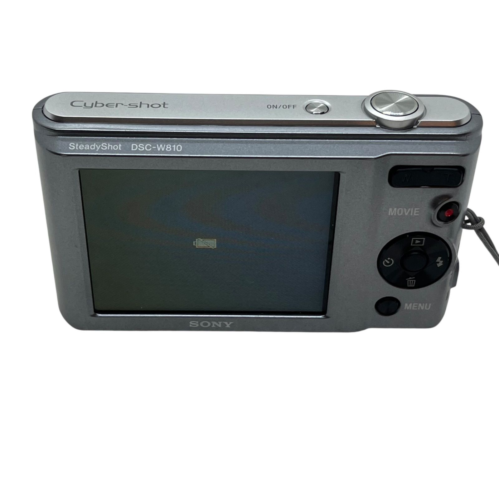  管33814 通電 済 SONY ソニー Cyber shot DSC‐W 810 デジタルカメラ 3 5 6 4 27 シルバー コンデジ 撮影機材 コンパクトデジタルカメラ デジタルカメラ