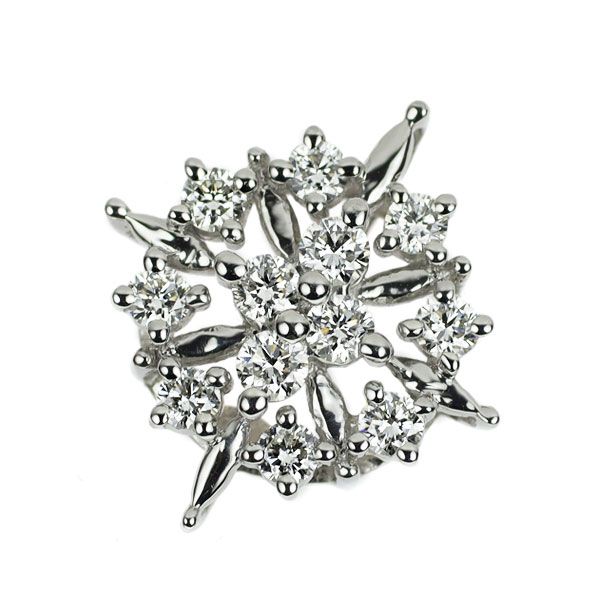 Pt950 ダイヤモンド ペンダントトップ 0.55ct - メルカリ