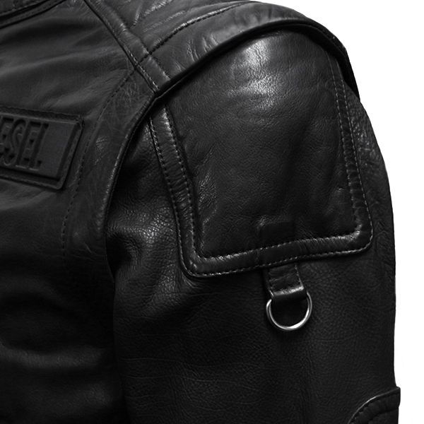 新品 ディーゼル レザー ブルゾン メンズ 革ジャン ライダース